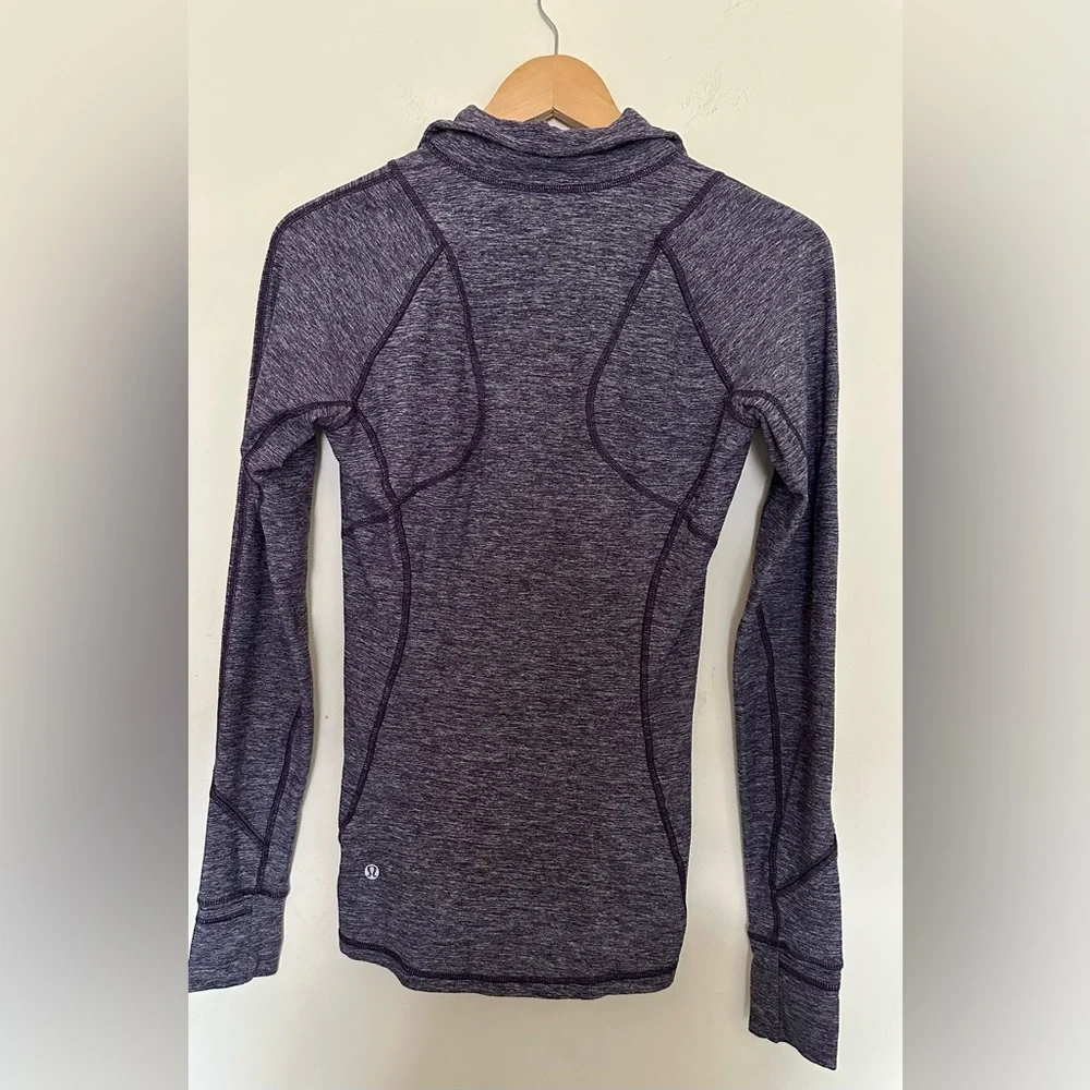 Lululemon athletica Race Your‎ Pace Violet Long Sleeve Jacket Half Zipper Sz 6